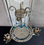 Tracy Porter Savoy House Blue & Silver Tone Charm Chandelier