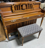 Wurlitzer Upright Piano with Bench***HEAVY ITEM***READ DETAILS ON PICK UP POLICY***