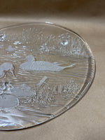 Woodland Ducks Footed Cake Platter