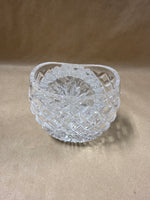 Set Of 4 Lenox Clear Glass Coasters With Glass Case