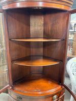 Drexel Corner Cabinet on Casters with Key