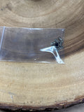 Small Sterling Pendant with Black Accent