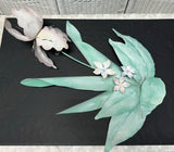 Large Pastel Iris 3-Dimensional Metal Wall Art