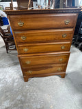 Davis Cabinet Co. Cherry Chest of Drawers/Tall Dresser***HEAVY ITEM***READ DETAILS ON PICK UP POLICY***