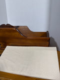 Wooden Doll Cradle With Padding