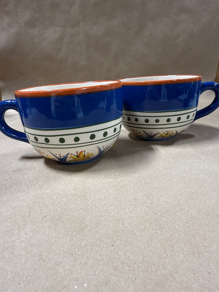 (A) Set Of 2 Mexican Sunrise Coffee Mugs