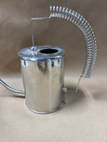 Chrome Watering Can With Spiral Handle