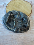 Bergamot Brass Works Appaloosa Trading Company Vintage Mountain Lion Belt Buckle