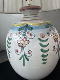 Floral Pottery Vase 3-Way Lamp (WORKS)