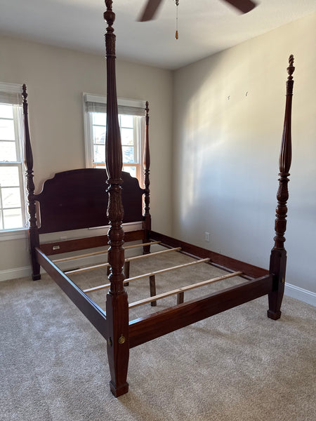 Ethan Allen Queen Poster Bed