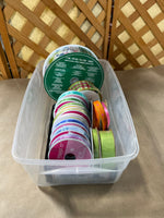 M- Pastel Ribbon Lot, 14 rolls