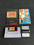 The Legend of Zelda: A Link to the Past Super Nintendo Game Cartridge with Booklet, Sealed Secrets & Map
