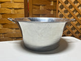 Silver Tone Metal Beverage Tub