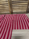Striped Fabric Placemats - Set Of 5