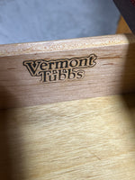 Vermont Tubbs Dark Wood Tone Side Table with Drawer