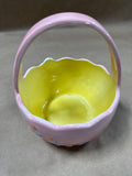 Easter Egg Ceramic Basket