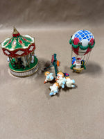 (A) Lot Of 3 Noma Ornaments With Boxes READ DESCRIPTION