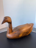 Artist Signed L.L. Bean Vintage Wooden Canadian Goose Decoy