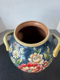 Pioneer Woman Style Floral Ceramic Planter