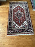 Hand Woven Rug, 64"x36" (A)