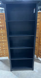 Black Particle Board Bookcase