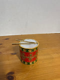 Cloisonne Style Drum Ornament