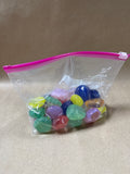 Multicolored Handblown Glass Gems