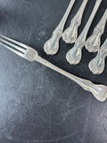 9-Piece Towle Old Master Sterling Silver Strawberry Forks