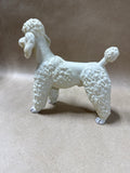 Porcelain White Poodle Figurine - Andrea By Sadek
