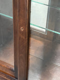 Lighted Petite Curio/Display Cabinet with Mirrored Back