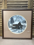 Hope Park Mill Fairfax, VA Print by Ellen Jones; Signed
