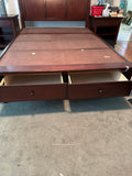 Aspen Home Queen Bed with Storage Drawers ***HEAVY ITEM***READ DETAILS ON PICK UP POLICY***