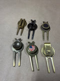 (B) Lot Of 6 Divot Golfing Tools