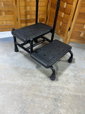 Two Step Stool with Adjustable Handle