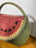 Wicker Watermelon Picnic Basket