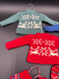 Lot Of Ugly Christmas Sweater Ornaments