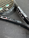 Prince Q3 Silver Triple Threat Oversized Tennis Racquet with Case