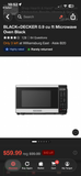 BLACK+DECKER 0.9 cu ft Microwave Oven in Box