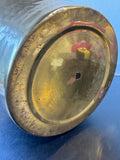 Hammered Brass Vintage Planter
