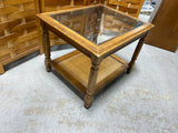 Glass Top Side Table