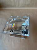 Crystal Oleg Cassini Candle Votive With Box (A)