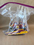 Set of 4 Prepara Colorful Floral Talavera Melanine Reversible Taco Holders With Matching Spoons