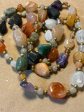 Multi Stone Beaded Necklace