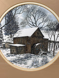 Hope Park Mill Fairfax, VA Print by Ellen Jones; Signed
