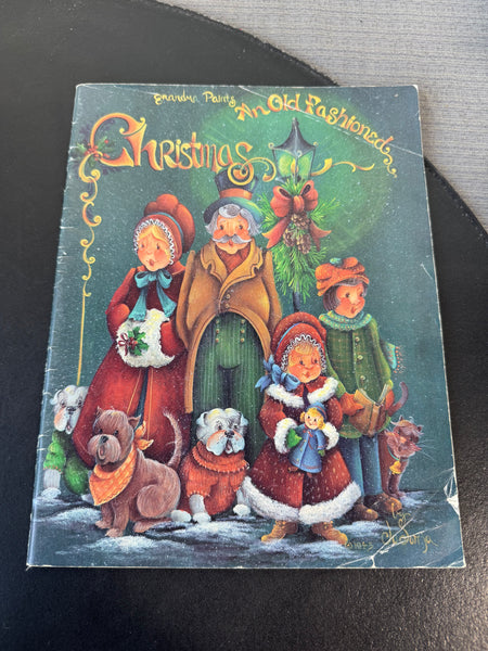 (D) Grandma Paints An Old Fashioned Christmas Folk Art Book by Jo Sonja Jansen