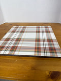 Fall Plaid Cork Back Placemats - Set Of 4 (E)