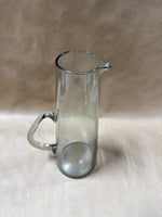 Mid Century Style Holmegaard Per Lutken Smokey Gray Glass Jug Pitcher