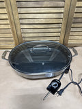 Cuisinart CSK-150 1500 Watt Nonstick Oval Electric Skillet // Gets Warm No Further Testing