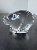Dansk Lead Crystal Polar Bear Paperweight