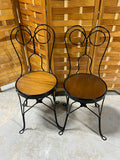 Ice Cream Parlor Table with (2) Chairs